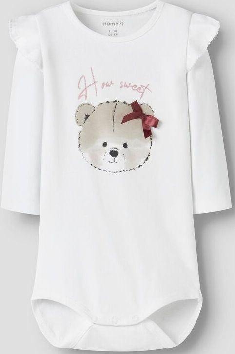 Biologisch Katoen - Romper - Jersey - Lange Mouwen - Drukknoopsluiting