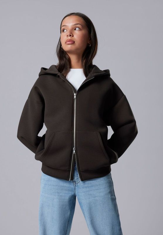 Scuba - Hoodie - Met Ritssluiting - Lange Mouwen - Regular Fit