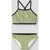 Bikini - All-over Print - Gekruiste Achterkant - Polyester Voering