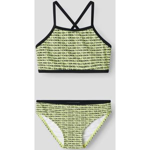 Bikini - All-over Print - Gekruiste Achterkant - Polyester Voering