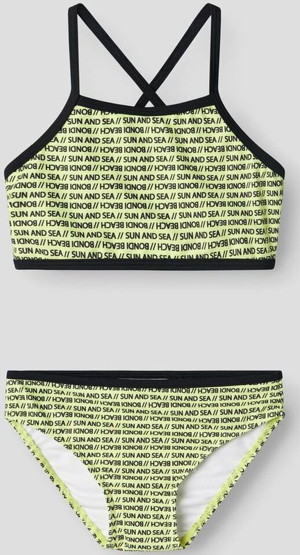 Bikini - All-over Print - Gekruiste Achterkant - Polyester Voering