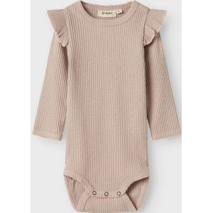 Body - Ruches - Jersey - Lichtgrijs