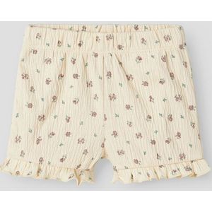 Name It - NbfJannis - Korte Broeken - Gebleekt Zand - Bloemen