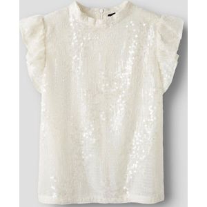Pailletten Overhemd - Mouwloos - Korte Lengte - Loose Fit - Glitter Detail
