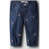 Jeans - Nauwsluitende Fit - Geborduurd - Mid-Waist