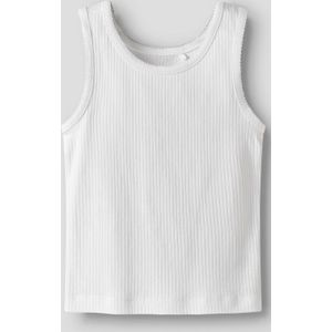 Slim Fit - Tanktop - Mouwloos - Ribgebreid - Verticaal Gestreept