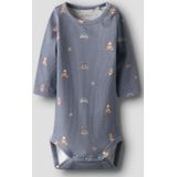 Lange Mouwen Romper - Ribgebreid - Body - All-over print