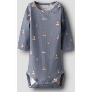 Lange Mouwen Romper - Ribgebreid - Body - All-over print