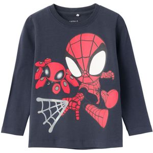 Spiderman Top Met Lange Mouwen