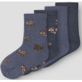 Huissokken - Gebreid - 4-pack