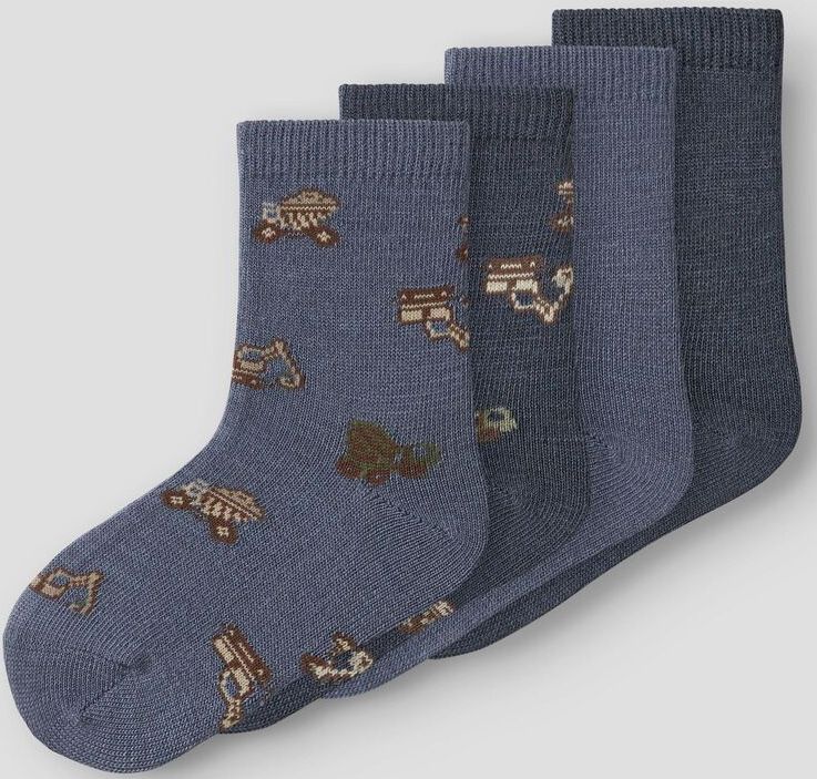 Huissokken - Gebreid - 4-pack