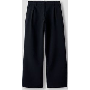 Broek met Wijde Pijpen - Regular Fit - Voorzakken - Plooien