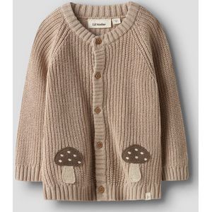 Mushroom - Cardigan - Gebreid Vest - Lange Mouwen - Regular Fit
