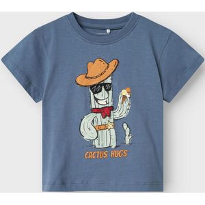 T-shirt - Regular Fit - Jersey - Korte Mouwen - Rubberen Print