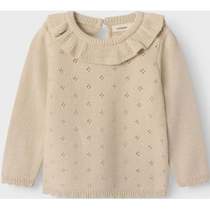 Gebreide Top - Ronde Hals - Lange Mouwen - Regular Fit