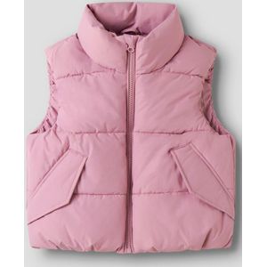 NAME IT - Puffer Gilet - Mouwloos - Met Afneembare Capuchon - Polyester Voering