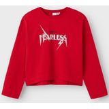 Sweatshirt - Regular Fit - Geborstelde Sweatstof - Lange Mouwen