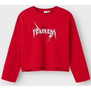 Sweatshirt - Regular Fit - Geborstelde Sweatstof - Lange Mouwen