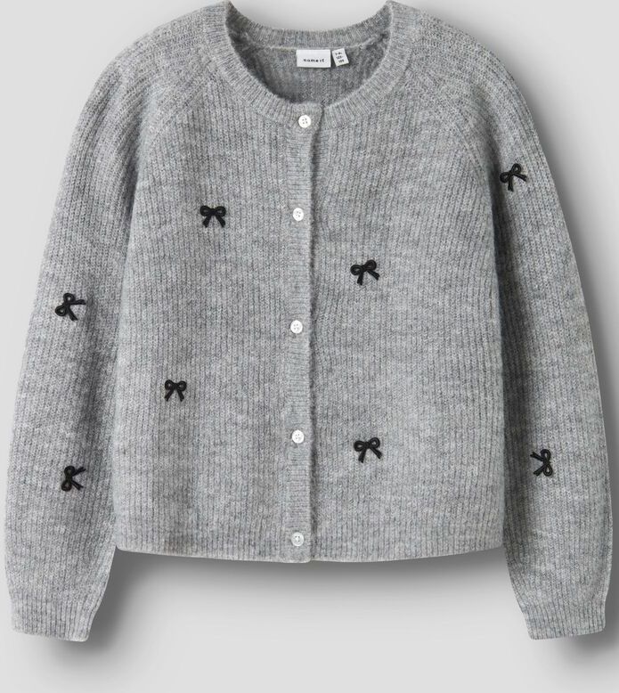 Gebreide Cardigan - Regular Fit - Lange Mouwen - Ronde Hals