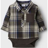 NAME IT - Blouseromper - Keperstof - Zacht - Lange Mouwen - Regular Fit