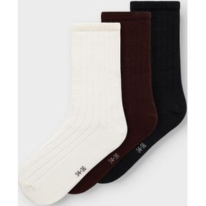 Sokken - Ribgebreid - 3-pack