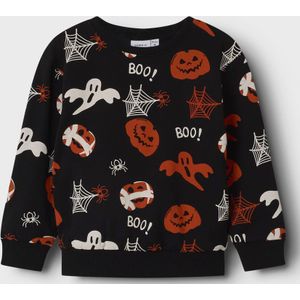 Sweatshirt - All-over Print - Ronde Hals - Lange Mouwen - Geribde Manchetten