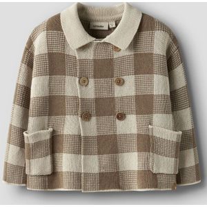 Cardigan - Geruite - Gebreid Vest - Lange Mouwen - Loose Fit