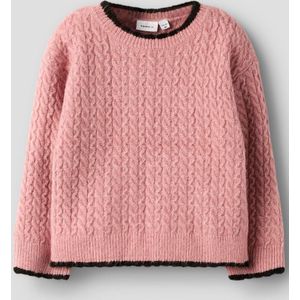 Gebreide Trui - Regular Fit - Ronde Hals - Lange Mouwen - Platgebreid