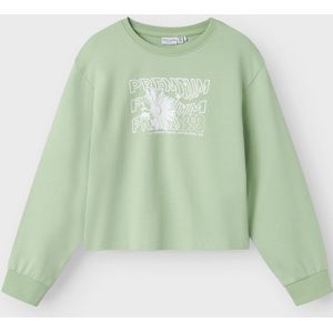 Sweatshirt - Zwart - Katoen - Ronde Hals - Lange Mouwen - Relaxed Fit