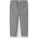 Lil' Atelier Broek - Loose - NbmKasper - Dark Blue Denim/Wit - Lil Atelier - 2 jaar (92) - Broeken - Katoen