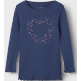 T-shirt - Lange Mouwen - Slim Fit - Needle Drop - Print - Geschikt voor Kinderen