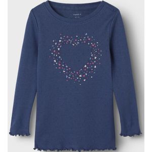 T-shirt - Lange Mouwen - Slim Fit - Needle Drop - Print - Geschikt voor Kinderen