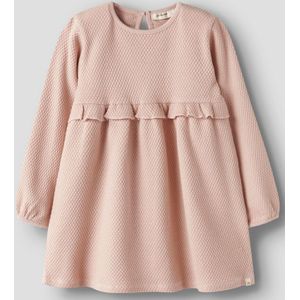 Biologisch Katoen - Jurk - Jacquard - Lange Mouwen - Ronde Hals - Regular Fit