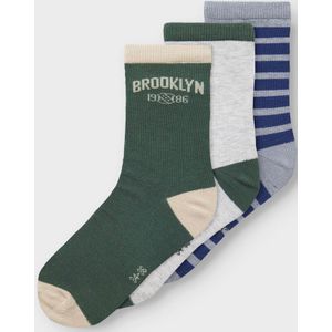 Huissokken - Jacquard - 3-pack