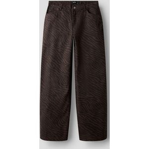 Broek - Twill - Wijde Pijpen - Verstelbare Taille
