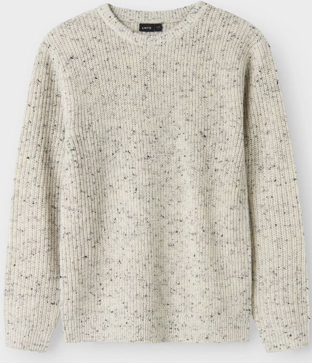 Gebreide Trui - Plat Gebreid - Ronde Hals - Lange Mouwen - Geribde Manchetten