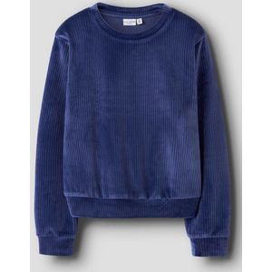 Velours Top - Hoodie - Lange Mouwen - Regular Fit