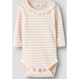 Romper - Lange Mouwen - Jersey - Met Drukknopen - Ruches