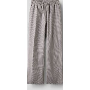 Broek met Wijde Pijpen - Geweven Stof - Regular Fit