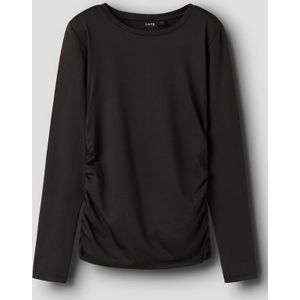 Top - Ruches - Lange Mouwen - Slim Fit