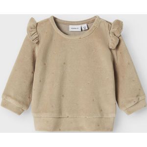 Velours - Sweatshirt - Fluweel - Lange Mouwen - All-over Glitterprint