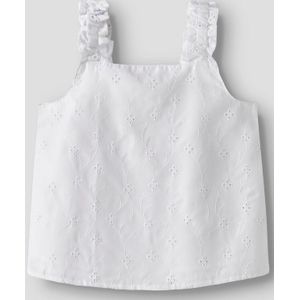 Broderie Anglaise Top Met Bandjes