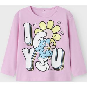 Smurfen Top Met Lange Mouwen