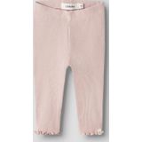 Lil Atelier Leggings - Rib - NbfNora - Cameo Rose m. Pointelle - Lil Atelier - 1½ jaar (86) - Leggings