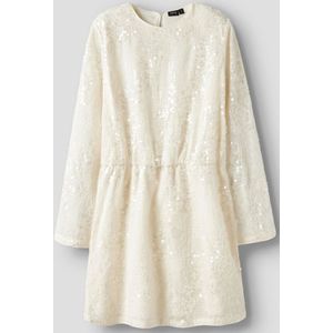 Jurk - Glitter - Lange Mouwen - Ronde Hals - Relaxed Fit