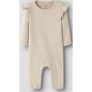 NAME IT BABY - Romper - Biologisch Katoen - Ribgebreid - Met Ruches