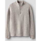 Gebreide Trui - Halve Rits - Lange Mouwen - Regular Fit