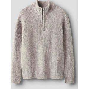 Gebreide Trui - Halve Rits - Lange Mouwen - Regular Fit