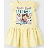 Gabby's Dollhouse - Jurk - Jersey - Met Ruches - Korte Mouwen - Regular Fit