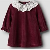 Velours - Jurk - Fluweel - Lange Mouwen - Regular Fit